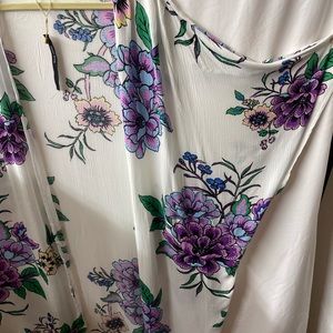 Purple Floral Kimono